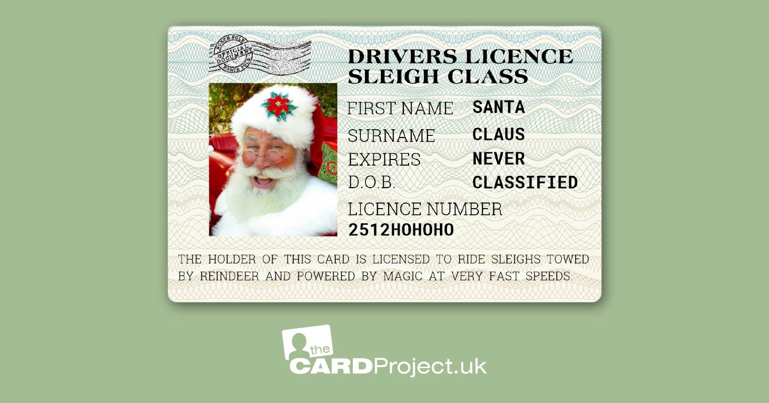 Santa's Drivers Licence
